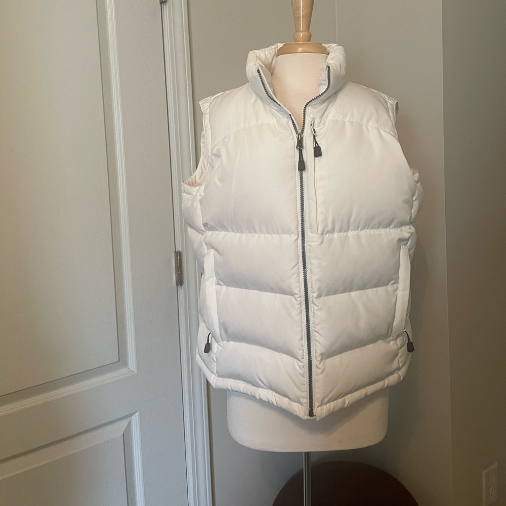 North End Women’s White Thick Puffer Vest/Jacket XXL
